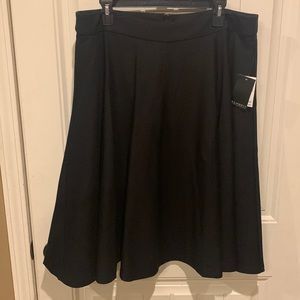 Eloquii black circle skirt size 16